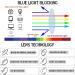 CRGATV Blue Light Blocking Rimless Reading Glasses 3 Pack for Women (+3.25 Magnification) - Stylish Tinted Readers for Anti UV/Eye Strain/Glare - Mix Colors - Buy Online on GoSupps.com