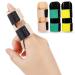 Old compluser 3 pieces of fingers finger finger orthosis Small finger index finger ring finger rail for fingers finger bandage finger support for arthritis broken tendinitis (yellow/green/skin tone)