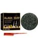Grey Shine Hair Grey Shine Soap Grey Shine Hair Revitalisable Natural Grey Hair Removal Soap Grey Hair Reverse Bar Natural Hair Soap for Grey Hair Grey Shine Black Soap with Mesh Bag