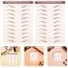 NUOBESTY 6 Feuilles D Autocollants pour Sourcils Imperm ables Adh sifs R alistes Effet Naturel Transfert Tatouage Sourcils Temporaires Facile Poser Couleur Marron Maquillage Rapide - Buy Online on GoSupps.com