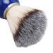 Handmade Blue Razor Brush - Professional Men's Hairdressing & Mustache Care | Nylon Beauty Salon Brush - Buy Online on GoSupps.com