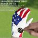 FINGER TEN Men's Leather Golf Glove USA Flag Blue Camo Plaid with Ball Marker Pack - All Weather Grip, Various Sizes Available - Buy Online on GoSupps.com
