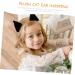 MERRYHAPY 4 Pairs Plush Cat Ear Hair Clip Party Headdress Cosplay Hair Clip Cat Ears Hair Clip Cat Ear Hair Barrettes Cat Ear Hairpin Cosplay Hairpin Cat Ear Headdress Cat Ears Hairpin - Buy Online on GoSupps.com
