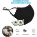 Comfso 5-Pack XL 3-Layer Face Masks for Big Face Women/Men, Adjustable Ear Loops, Reusable & Washable, Dust Proof - Extra Large Size - Buy Online on GoSupps.com