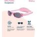 Kiddus Baby Sunglasses for Newborn to Toddler | Ages 0 months-2 years | UV400 Protection | Hearts Pattern - Buy Online on GoSupps.com