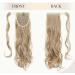 Ponytail Extension Wrap Around Long Straight Curly Clip in Hairpiece for Women - 17 Inch, Brown Black Blonde Shades - Buy Online on GoSupps.com