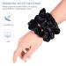 Frcolor Velvet Hair Scrunchies - Pack of 10 Black Elastic Hair Bobbles for Stylish Hairstyles - Buy Online on GoSupps.com