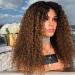 Buy Brown Wavy Long Synthetic Wig for Women - Curly Brazilian Cosplay Hair for 50s 60s 70s 80s  - Buy Online on GoSupps.com