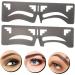MAGICLULU 6 Pcs Eyebrow Ruler Eyebrow Shaping Template T Tool Fake Brow Template Eyebrow Shape Artifact - Buy Online on GoSupps.com