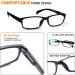 6 Pack Blue Light Blocking Computer Reading Glasses for Women and Men - Spring Hinge Readers 3.0x Magnification - Buy Online on GoSupps.com