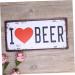 LIFKOME Out Door Decor Beer Sign Iron Sign Painting Logo Vintage Signs for Sale Plaque Decorations Outdoor - Buy Online on GoSupps.com