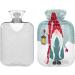 Christmas Gnome Hot Water Bottle with Fleece Cover - 2L Thermal Bag for Hot & Cold Compresses | Perfect Holiday Gift - Buy Online on GoSupps.com