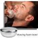 Stainless Steel Epilier Shaving Soap Peel - Natural Men s Razor Tool | Silver | Perfect for Cleaning Foam - Buy Online on GoSupps.com