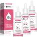 3 Pack Rose Hyaluronic Acid Serum for Face Anti-Wrinkle Anti-Aging Serum with Palmitoyl Pentapeptide-4 & Palmitoyl Tripeptide-1 (1fl oz | 30ml/Each)