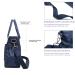 Royalfair Baby Diaper Pocket - Travel Messenger Bag with Insulating Bag & Hook Navy Blue (40 x 28 x 12.8 cm) - Perfect for International Shipping - Buy Online on GoSupps.com