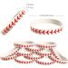 JOVITEC Softball Bracelet - 24 Pieces White Silicone Wristband for Players and Teams - Buy Online on GoSupps.com
