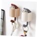 Alipis Coat Rack - Strong Sticky Wall Hook Squirrel Design - Size 1 Brown | International Shipping Available - Buy Online on GoSupps.com