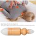 Jeanoko Manual Acupuncture Pen - Portable Beech Wood Acupuncture Tool for Muscle Relaxation & Improved Blood Circulation - Ideal for Spa Use - Buy Online on GoSupps.com