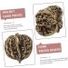 Buy Gatuida 2st Chinese Balls - Mini Walnut Figures & Brass Decorations for Tea Pets | International Shipping Available - Buy Online on GoSupps.com