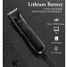 Kibiy Electric Groin Hair Trimmer for Men - IPX7 Wet/Dry Male Pubic Hair Trimmer with LED Indicator Black - Buy Online on GoSupps.com