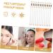 PLAFOPE 12pcs Eyebrow Pencil Sharpener Eyebrows Pencil Portable Eyebrow Pencil Eye Brow Pencil White Wooden - Buy Online on GoSupps.com