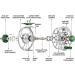 Piscifun Sword Fly Fishing Reel 5/6wt Gunmetal - CNC-Machined Aluminum Alloy Fly Reel - Buy Online on GoSupps.com