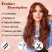 Porsmeer Copper Red Wavy Natural Art Hair Wig for Women | Middle Parting Cosplay & Party Wig - Perfect for Costumes & Daily Wear - Buy Online on GoSupps.com