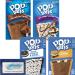 Brightest Place Variety Pack Frosted Chocolate Flavors Pop Tarts - S'mores Cookies and Cream Chocolate Fudge Hot Fudge Sundae Pop-Tarts 8 Count (Pack of 4) Plus Cleaning Cloth