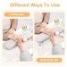 Subay Nail Arm Rest - Foldable PU Leather Cushion for Acrylic Nails | Nail Art Accessories for Salon & Home Use - Light Gray - Buy Online on GoSupps.com