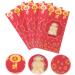 Lurrose 40 Pcs God of Wealth Red Envelope Rabbit Year Red Envelopes 2023 Red Packets Wedding Envelopes Lucky Money Red Purse 2023 Year Red Packets Gift Card Child Chinese Style Gold Leaf Redx4pcs 17.5x9CMx4pcs - Buy Online on GoSupps.com