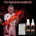 Shop La Catrina Halloween Fake Blood Makeup Kit - Realistic SFX Blood Spray & Dripping Blood for Zombie Vampire Monster Costumes | Washable Special Effects Makeup - Buy Online on GoSupps.com