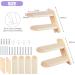 BEBOBLY Reversible Cat Climbing Shelf | Wall Mounted Cat Stairs Ladder | 4 Step | Eco-Friendly Sisal Rope | Perch Platform | Scratching Post | Activity Tree - Buy Online on GoSupps.com
