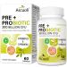 Ascuoli Probiotics for Women & Men - 300 Billion CFU 24 Strains Probiotics + 15 Organic Herbs Blend Daily Probiotic for Digestive Health Immune Gut Bloating - 60 Capsule 60 Count (Pack of 1)