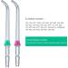 Waterpik Pack of 2 Pairs of Replacement Tips (4 Units) for Cleaning Orthodontics Brackets Teeth and Inks (OD-100E-EU) - Buy Online on GoSupps.com