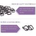 Swpeet Gun-Black Metal Rings 1/2 Inch Adjuster Triglides Slides Buckle Roller Pin Buckles - 60Pcs - Buy Online on GoSupps.com