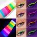 KISSIO Neon Color Waterproof Liquid Eyeliner - Matte Finish, Fine Brush, Easy to Use - Perfect for Neon Party (0.169oz, 08Blue) - Buy Online on GoSupps.com