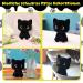 YamePuia Black Cat Plush Toy - Cute Kawaii Soft Doll for Kids | Perfect Birthday & Christmas Gift - Buy Online on GoSupps.com