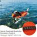 Adjustable Dog Rescue Vest - Safety Jacket for Swimming & Training - Red Color (Size M) | Lifesaver Summer Swimwear - Buy Online on GoSupps.com