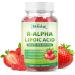 R Alpha Lipoic Acid 600mg Gummies Stabilized R-Alpha Lipoic Acid ALA Supplement for Nerve Health Antioxidant & Metabolism Support- Vegan Non-GMO Gluten Free Strawberry Flavor - 120 Count 60 Count (Pack of 2) - Buy Online on GoSupps.com