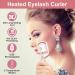 Buy Heated Eyelash Curler - Electric Rechargeable Rapid Heat-Up Long-Lasting Curls Sensing Heating Silicone Pad (Pink) - International Shipping Available - Buy Online on GoSupps.com