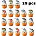 18pcs Fishing Cupcake Toppers for Boys Men Father Glitter Fish Cupcake Toppers Big Fish Fishing Cake Decorations Gone Fishing Party Supplies Decorations - Buy Online on GoSupps.com
