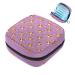Storage bags for women's bandages orange rabbit head dotted violet background portable menstrual pads panty liners tampons women's bandages storage holder for women multicolored 10
