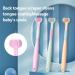 3-Piece V-Shaped Toothbrush Set for Kids with Autism - Soft Hair Gentle Gum Care - Perfect for Special Needs - Pink - Buy Online on GoSupps.com