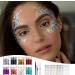 Cosmetic Body Glitter Powder Cosmetic Grade Body Glitter | with Gel Glue & Paint Brush Glitter Glitter for Regular Super Flash Glitter - Buy Online on GoSupps.com