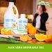 Pure Aloe Vera Drinkable Gel Orange-Tangerine 1.5L - for Heartburn Relief & Acid Reflux - Cold-Processed - from Organic Fresh Leaves - Made in Canada - Buy Online on GoSupps.com