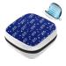 GIAPB Sanitary Napkin Storage Bag Period Bag Tampon Bag Makeup Bag Pad Pouch Cartoon Penguin Blue Background Color2481