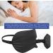 3D Memory Cotton Blackout Sleep Eyeshade - Black Sleep Mask for Side Sleepers - Men and Women - Buy Online on GoSupps.com