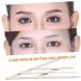 TOVINANNA Eyebrow Tools 5 pcs makeup set eyebrow sissor kit eyebrow shaping kit kits Makeup Tools Golden Ratio Stencil 25x5x0.6cmx5pcs Silverx5pcs - Buy Online on GoSupps.com