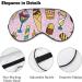Ice Cream Sleep Mask - Adjustable Strap, Blocks Light, Perfect for Travel - Men and Women - Buy Online on GoSupps.com
