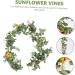 LIFKICH Vine Eucalyptus Vine Home D cor Artificial Eucalyptus Garland Fake Wedding Decor Green Artificial Flowers Greenery Garland Home Decor Silk Flower Sunflower Accessories - Buy Online on GoSupps.com